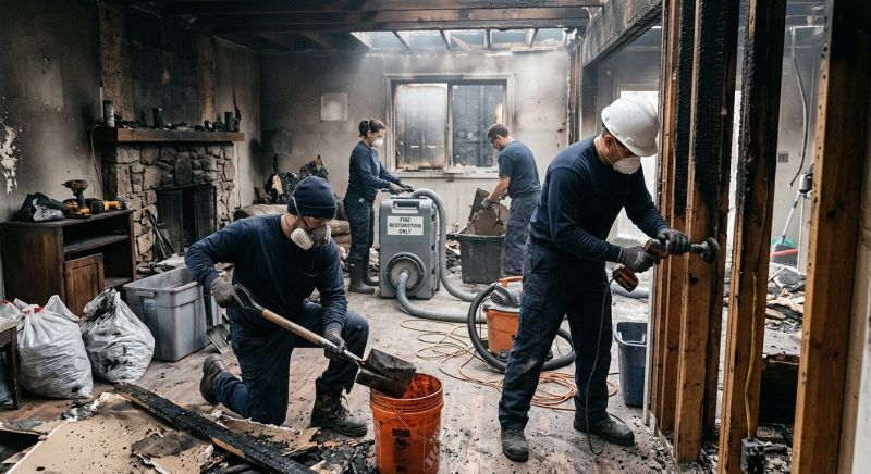 Residential Fire Restoration in Santa Rosa, CA