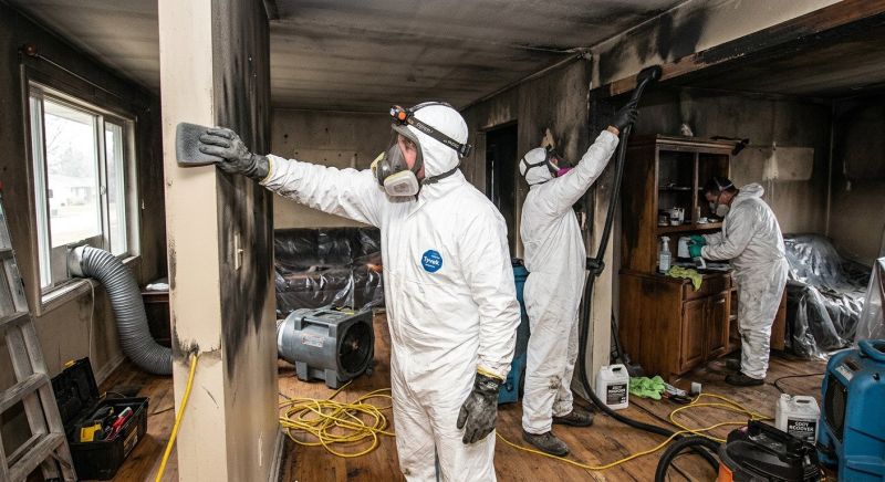 Soot Damage Cleanup in Santa Rosa, CA