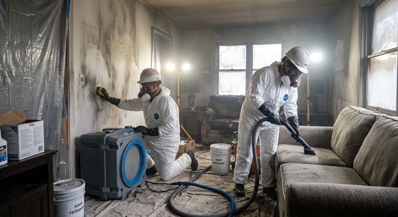 Soot Damage Restoration in Marin County, CA